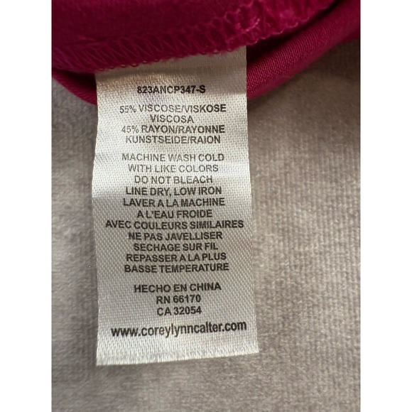 NWT Anthropologie Pink Dressy Jumpsuit‎ Women's Sz S Wide Leg  Corey Lynn Calter - Picture 15 of 16